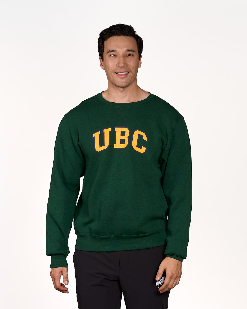 UBC-Everyday-Crewneck-Sweater-Dark-Green-Large-Front
