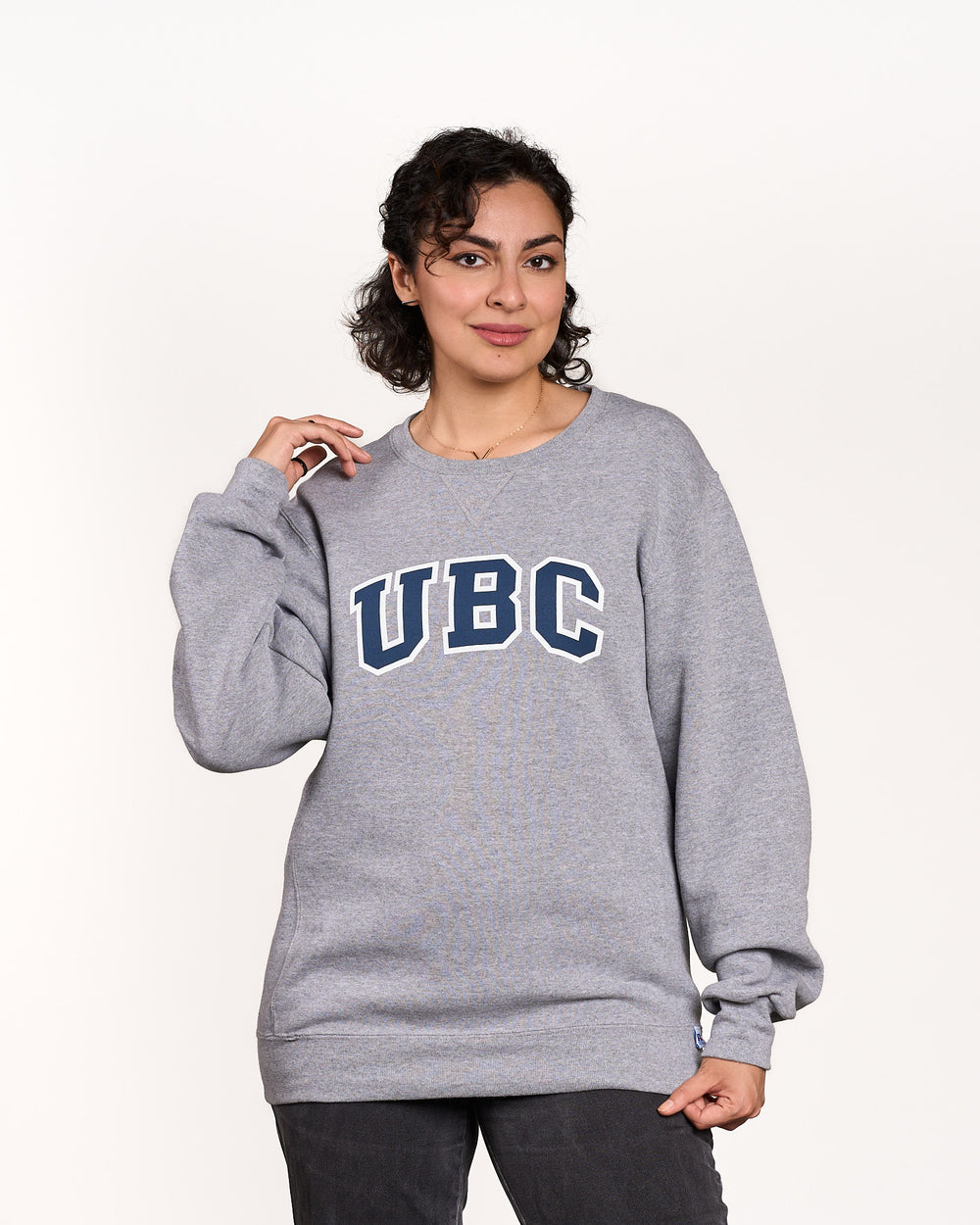 UBC-Everyday-Crewneck-Sweater-Grey-Medium-Front-01